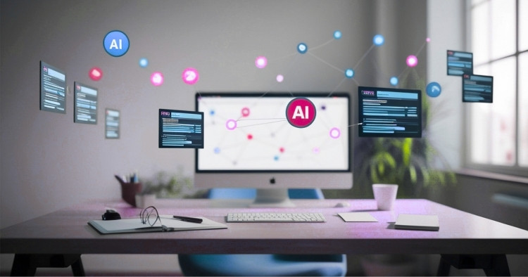 European Union flag with AI circuit pattern overlay representing EU AI Act regulation