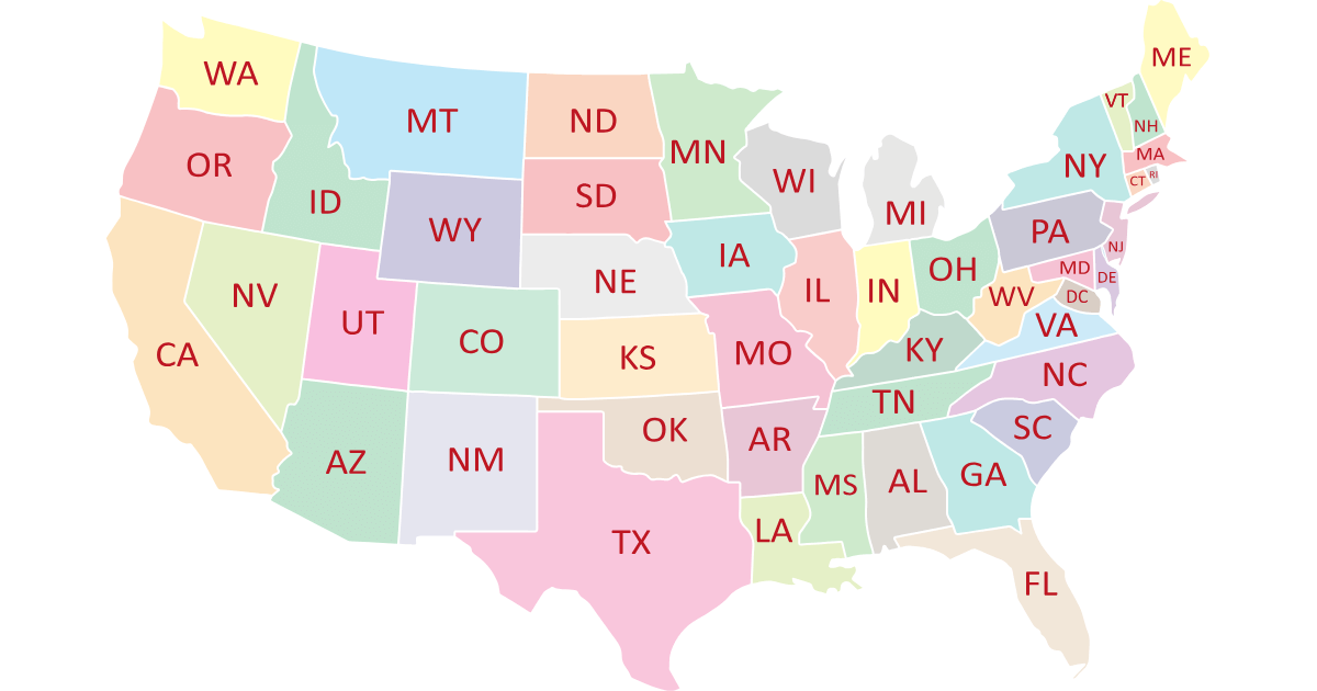 Number of U.S. Business Email Attacks by State